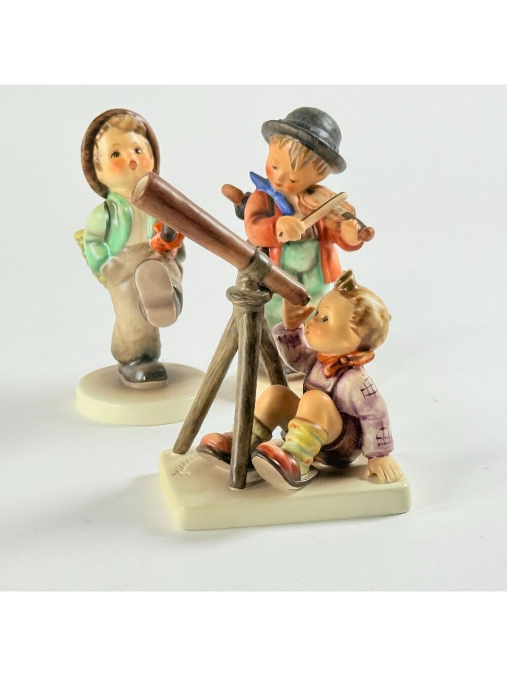 intage Hummel Figurines Lot of 3 Goebel Germany Star Gazer Ceramic Figures